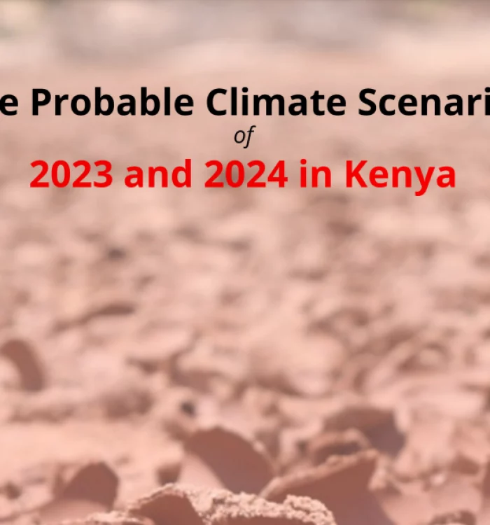 The Probable Climate Scenarios of 2023 and 2024 in Kenya